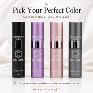 Dubai Oud 10ml bottle - Black, Purple, Pink, Grey