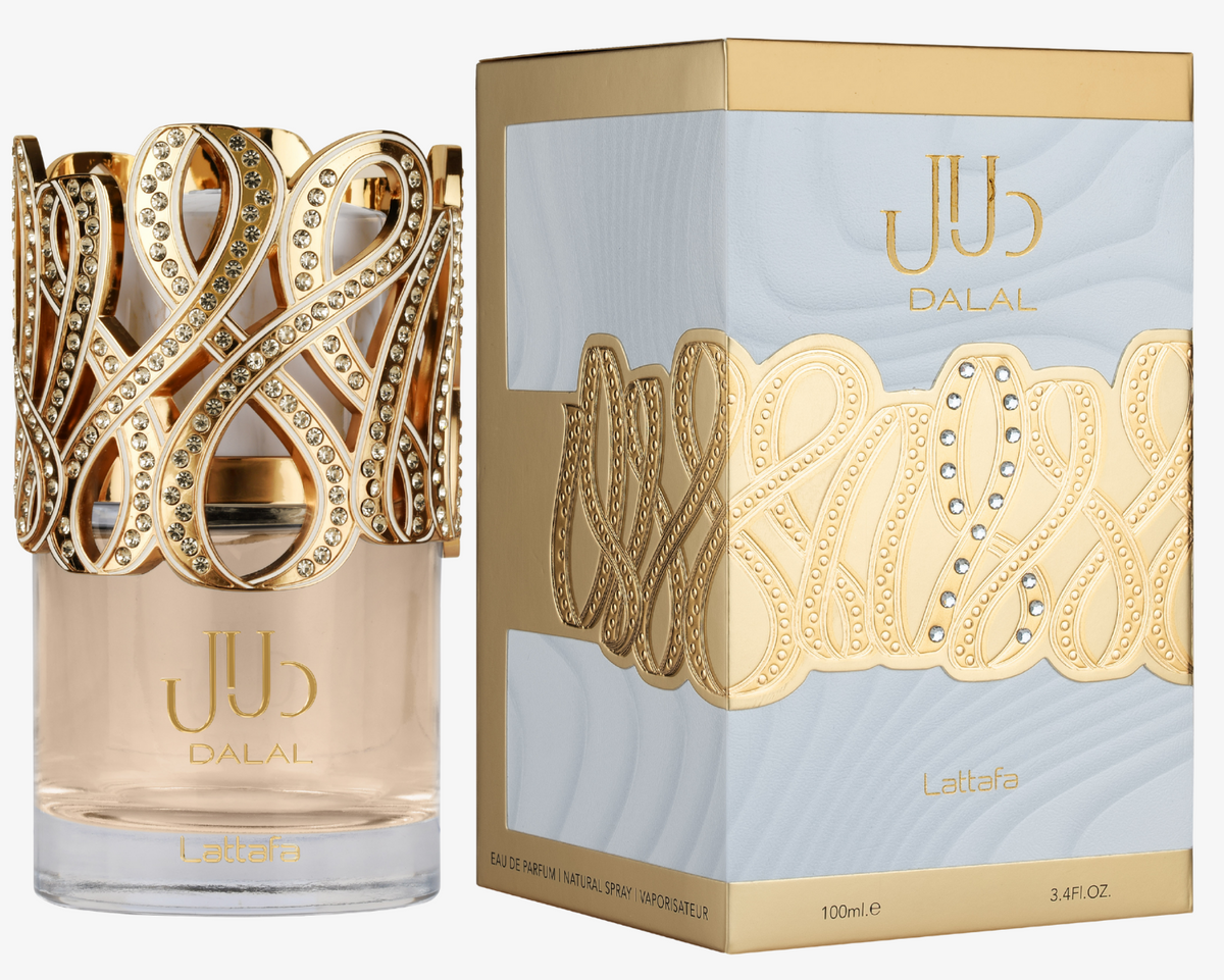 Lattafa Dalal Perfume 100ml Bottle and Packaging