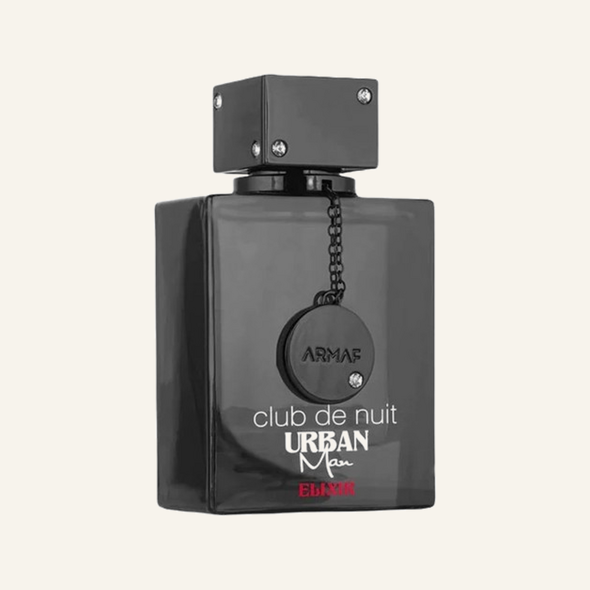 CLUB DE NUIT URBAN MAN ELIXIR 105ML on cream background