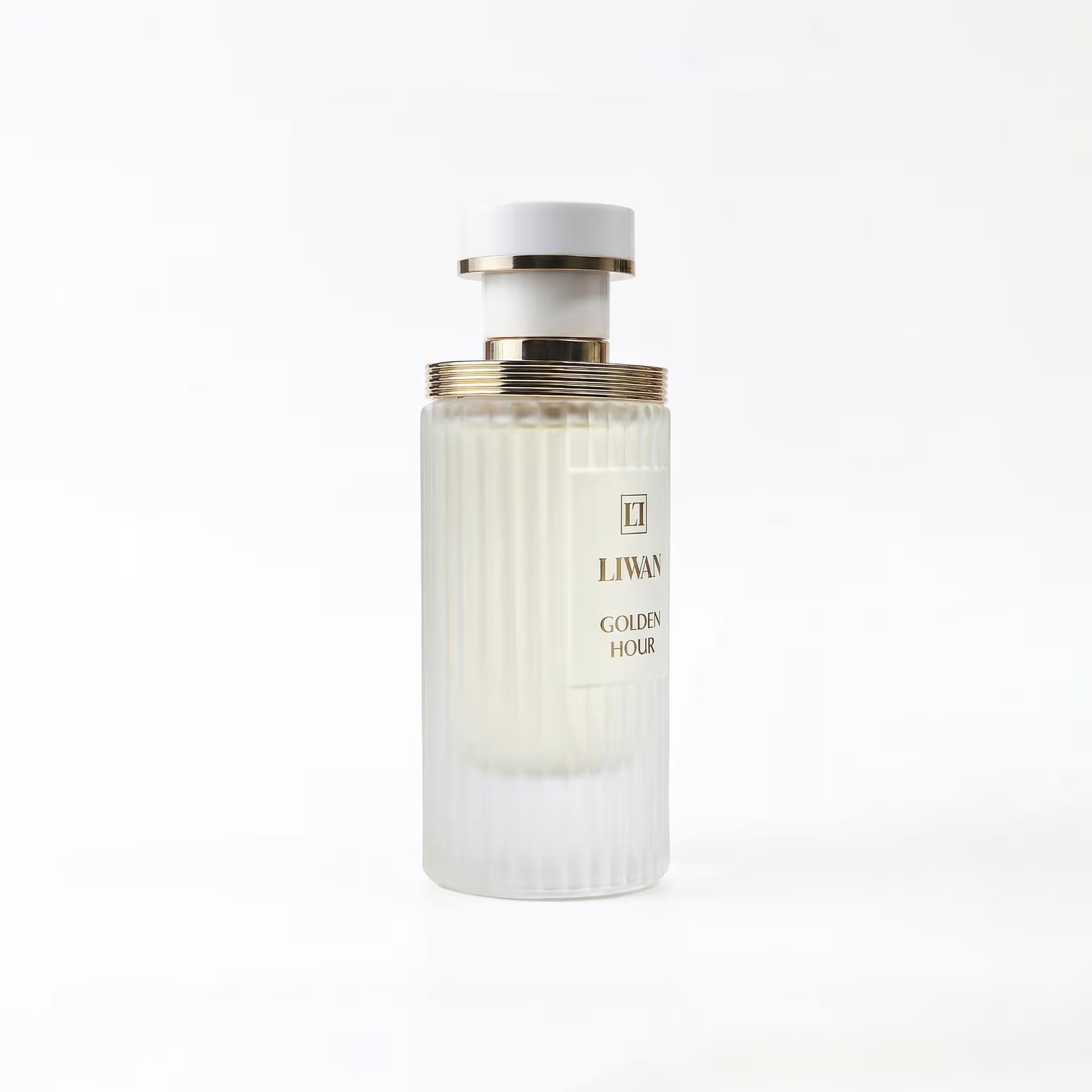 Golden Hour Perfume 100ml side view by Dubai Oud