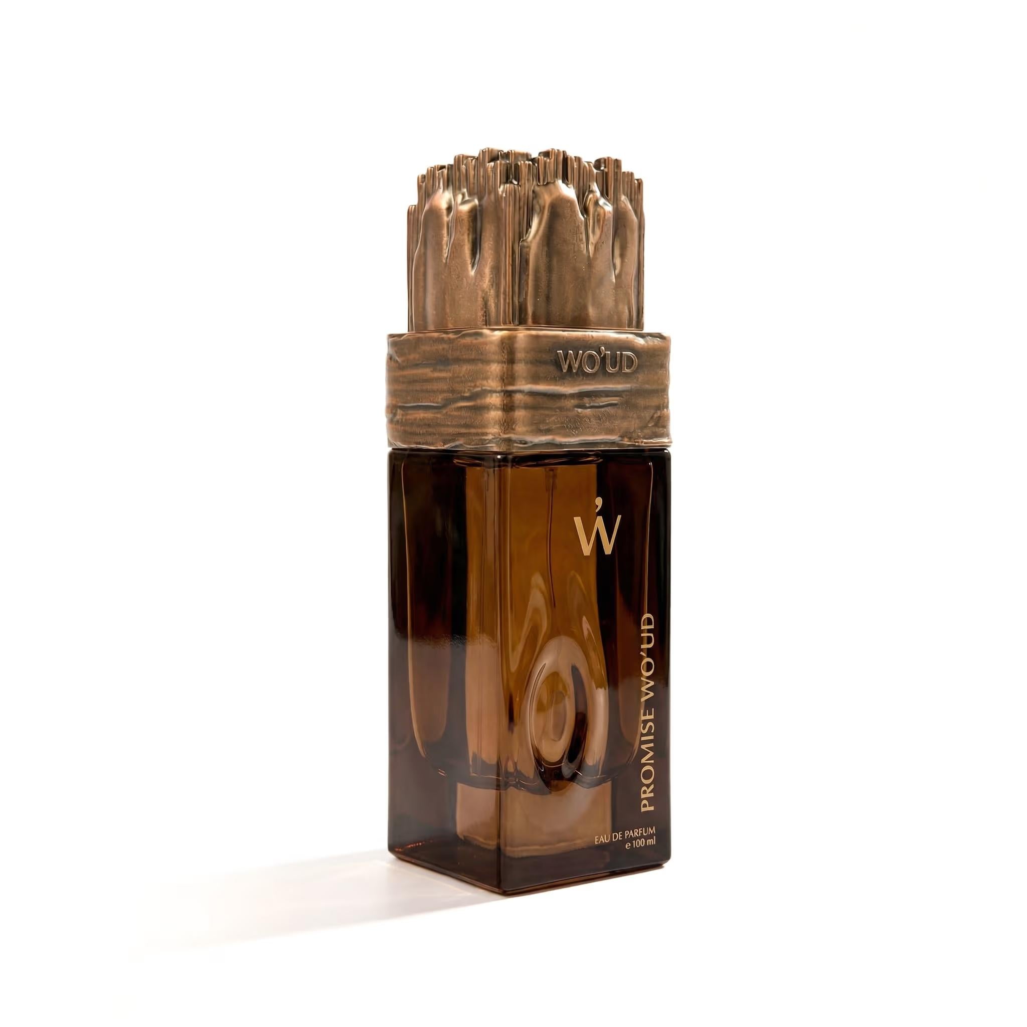 Promise Wo’ud Perfume 100ml side view by Dubai Oud