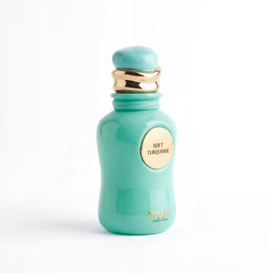 Soft Turquoise Perfume 100ml side view by Dubai Oud