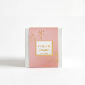 Timeless Sakura Perfume 65ml box packaging by Dubai Oud
