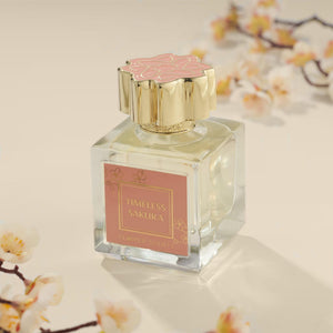 Timeless Sakura Perfume 65ml with sakura flower styling by Dubai Oud
