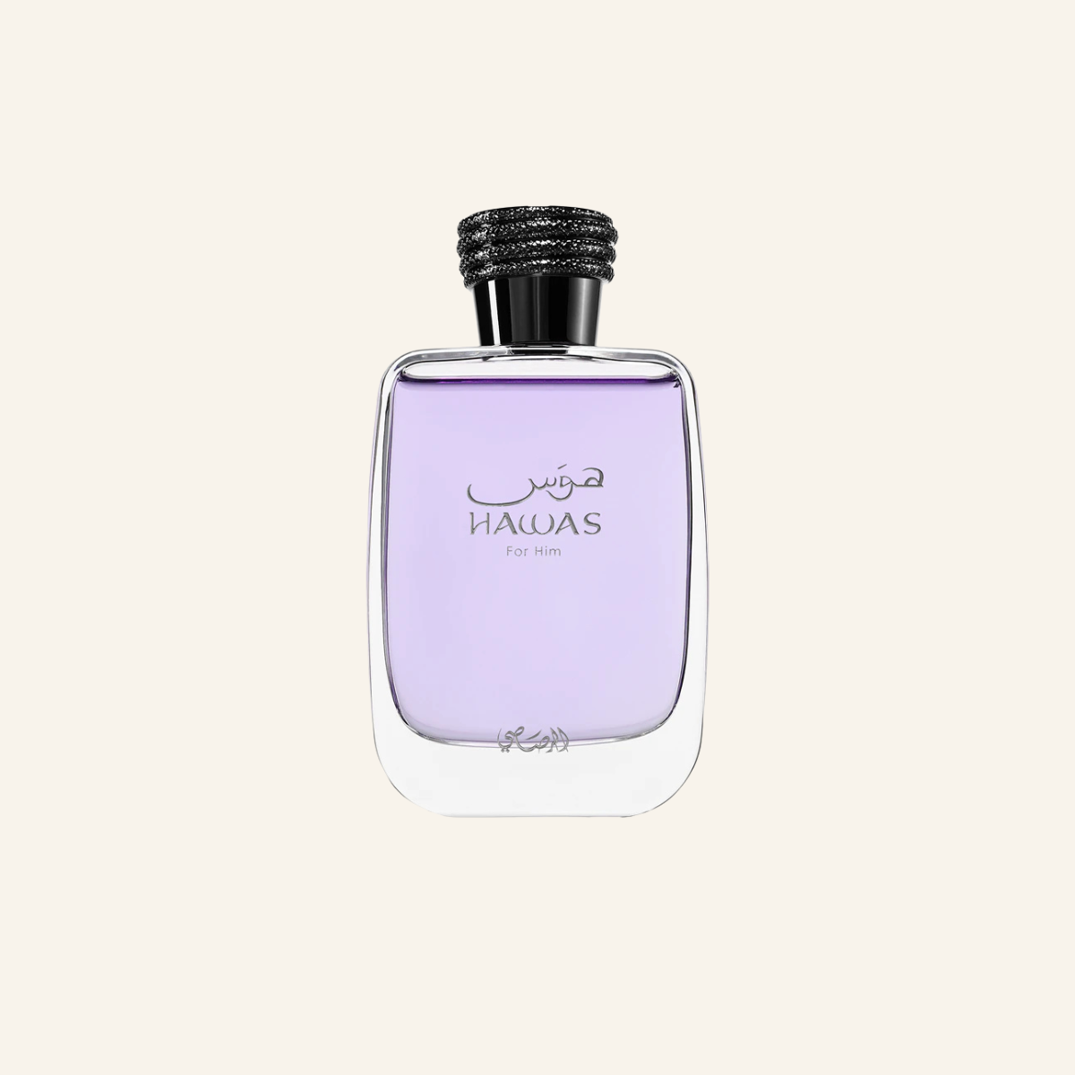 Rasasi Hawas For Him Eau de Parfum bottle, available in Ireland at Dubai Oud