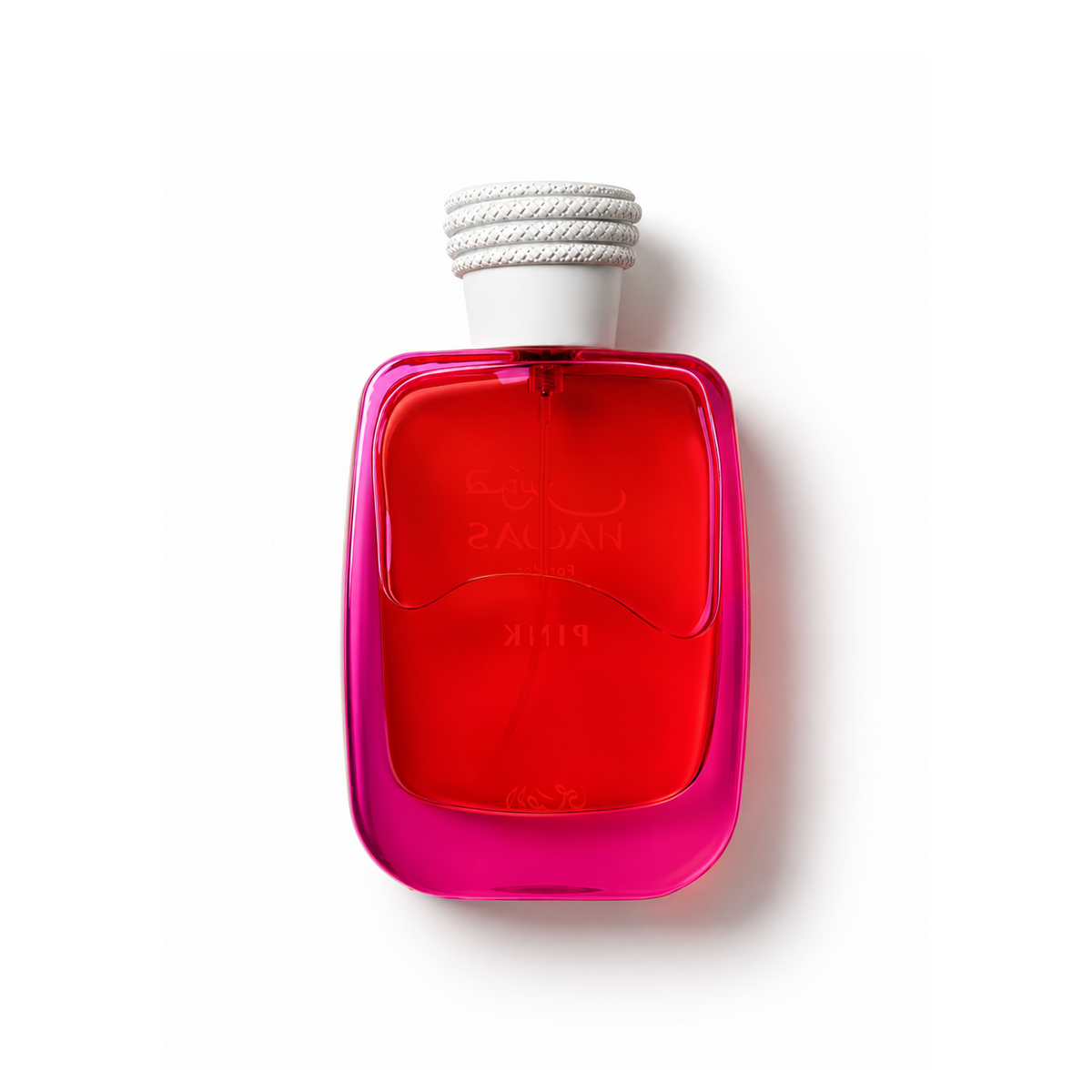 Rasasi Hawas Pink perfume for women – bottle detail