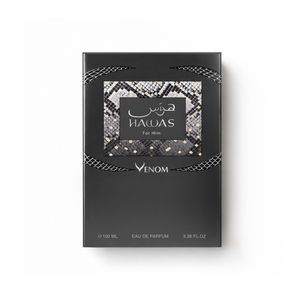Rasasi Hawas Venom leather incense fragrance