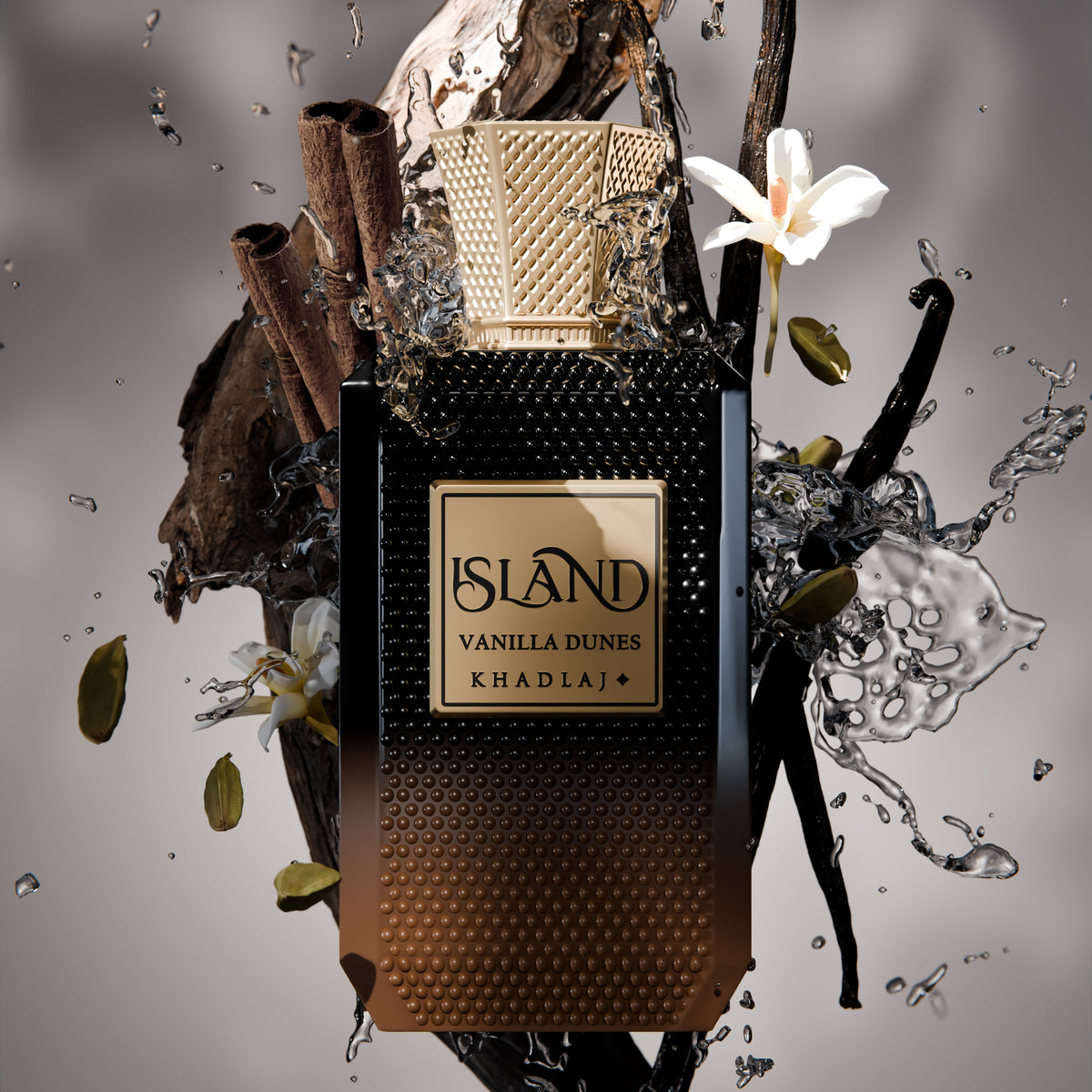 Khadlaj Island Vanilla Dunes 100ml – bottle detail