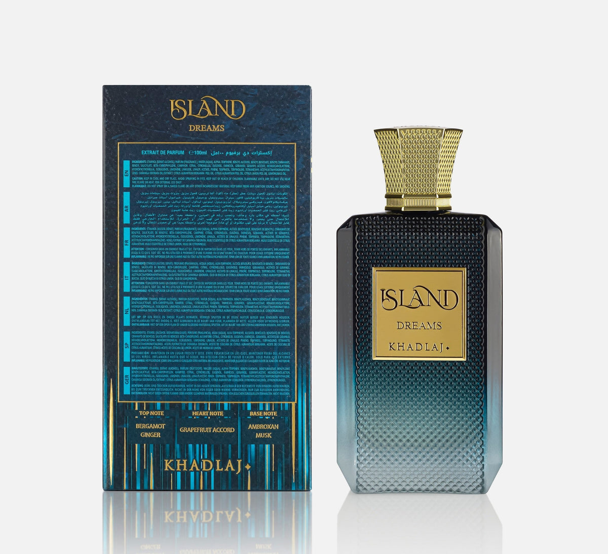 Khadlaj Island Dreams 100ml – bottle detail