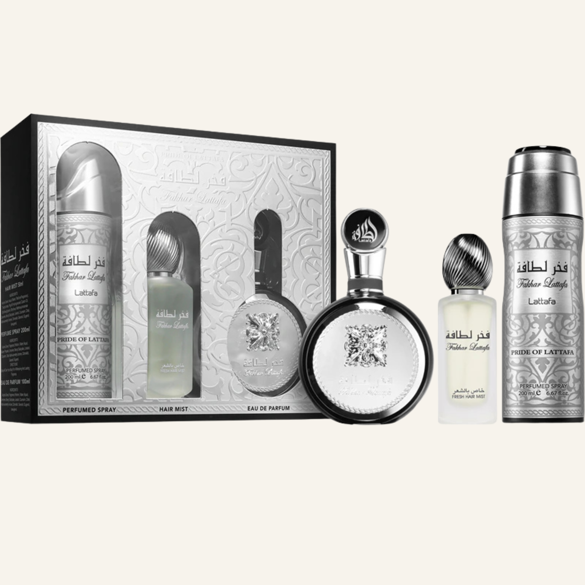 Lattafa Fakhar Men Gift Set