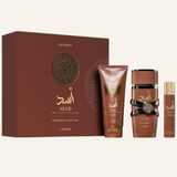 Lattafa Asad Bourbon Gift Set