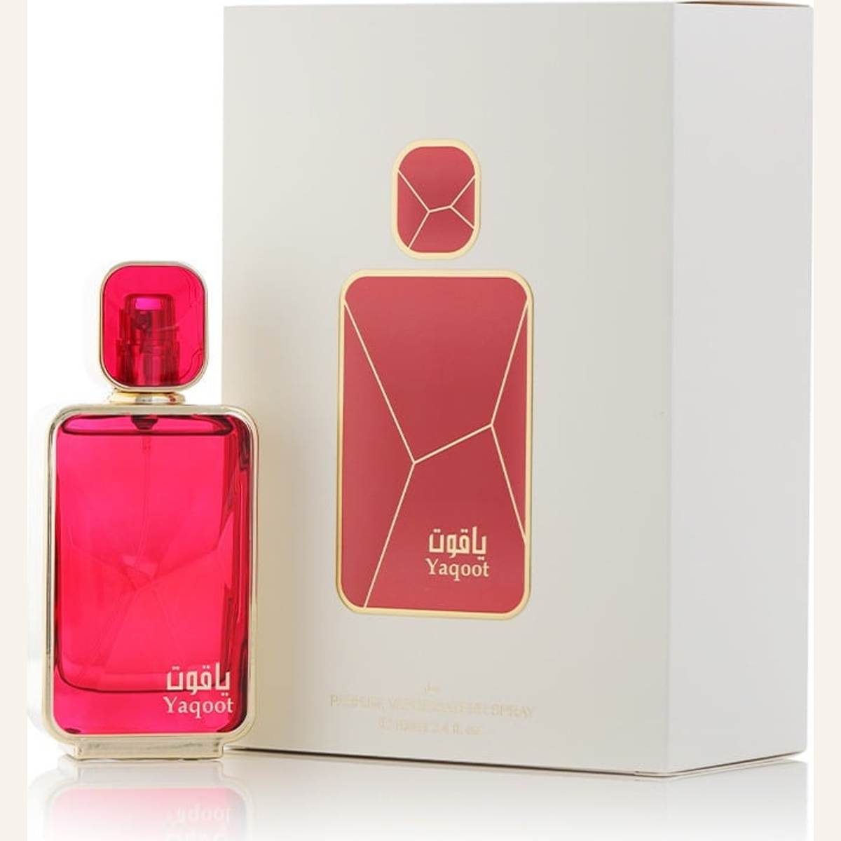 Yaqoot 100ml by Arabian Oud on cream background