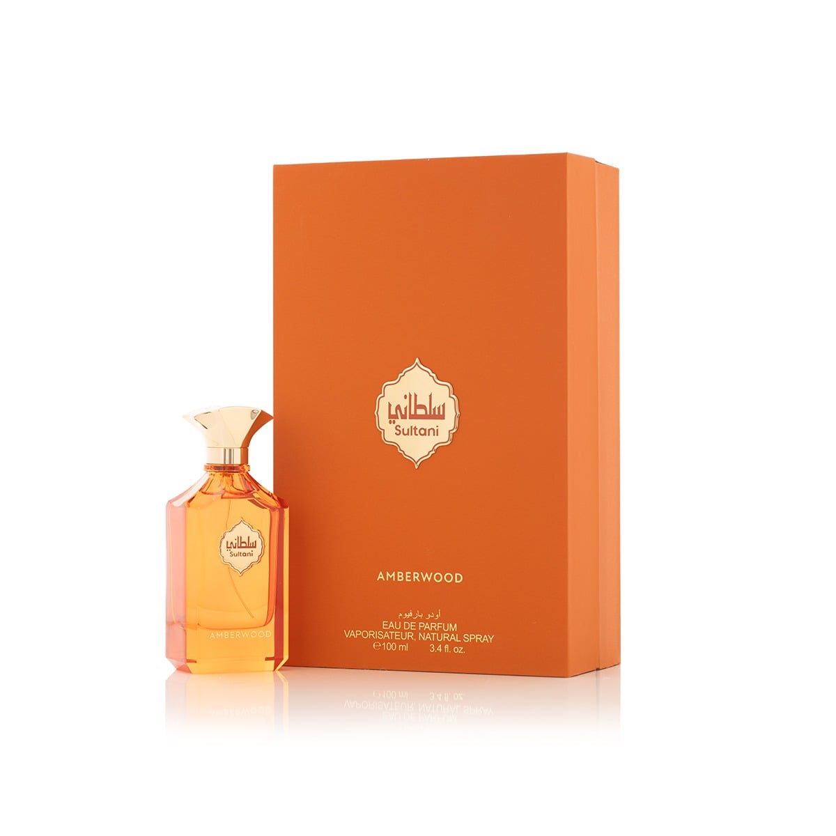 Arabian Oud Sultani Amberwood EDP 100ml bottle with box