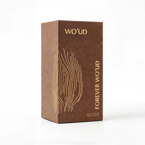 Forever Wo’ud Perfume 100ml box packaging by Dubai Oud
