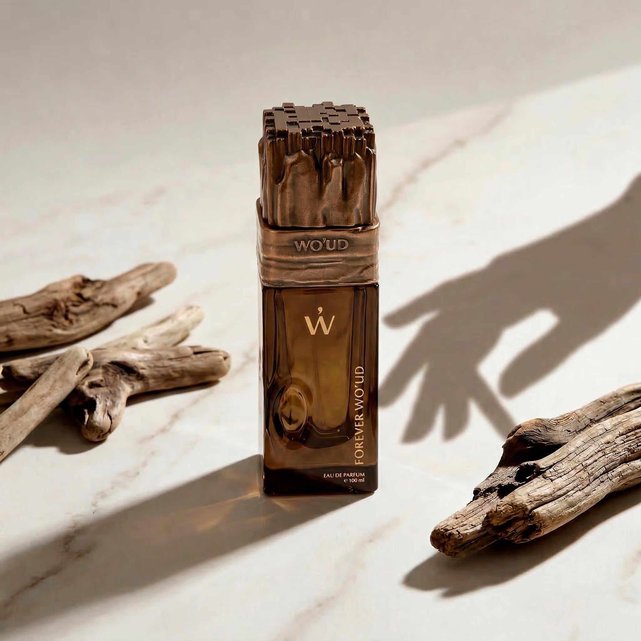 Forever Wo’ud Perfume 100ml luxury styled image by Dubai Oud