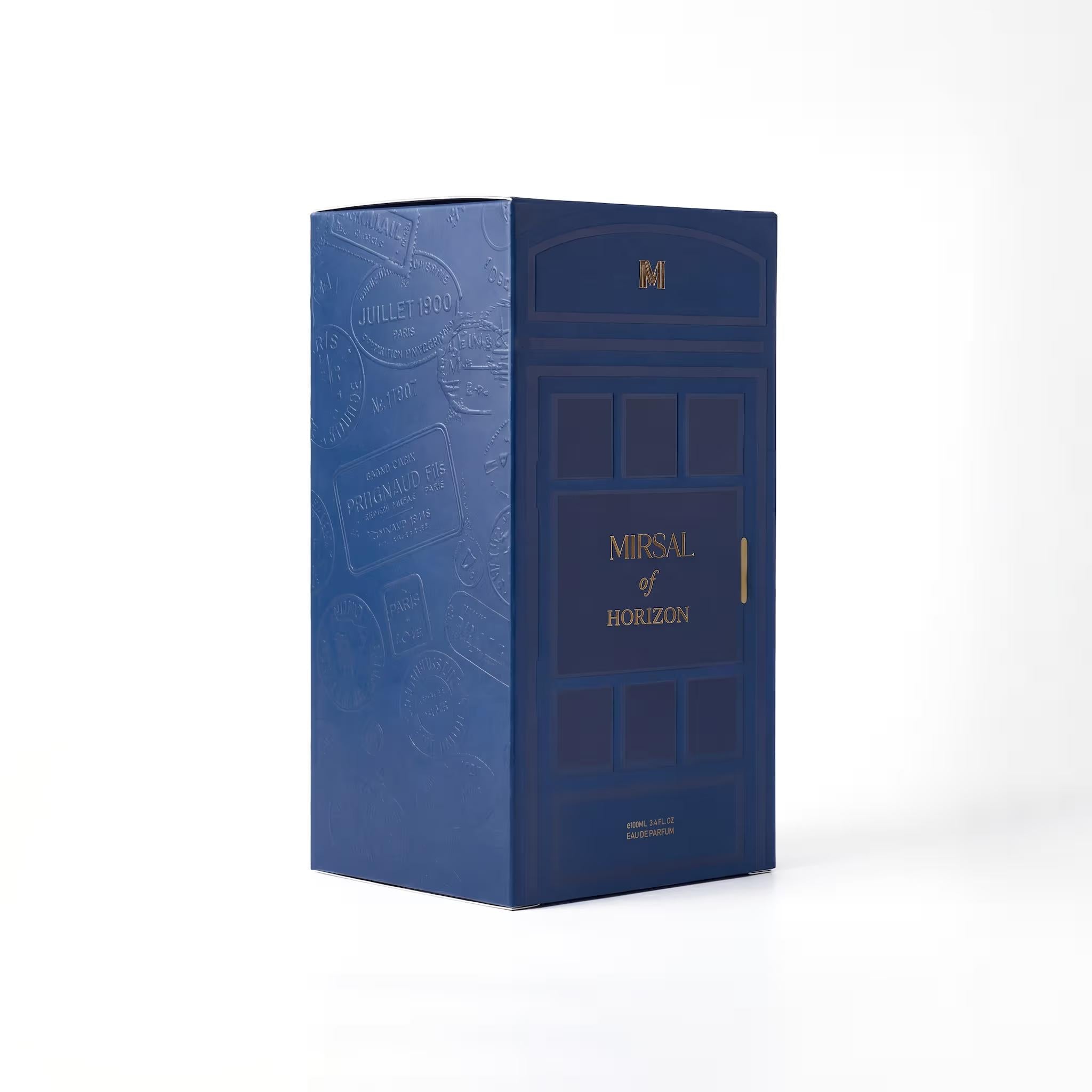 Mirsal of Horizon Perfume 100ml luxury packaging by Dubai Oud