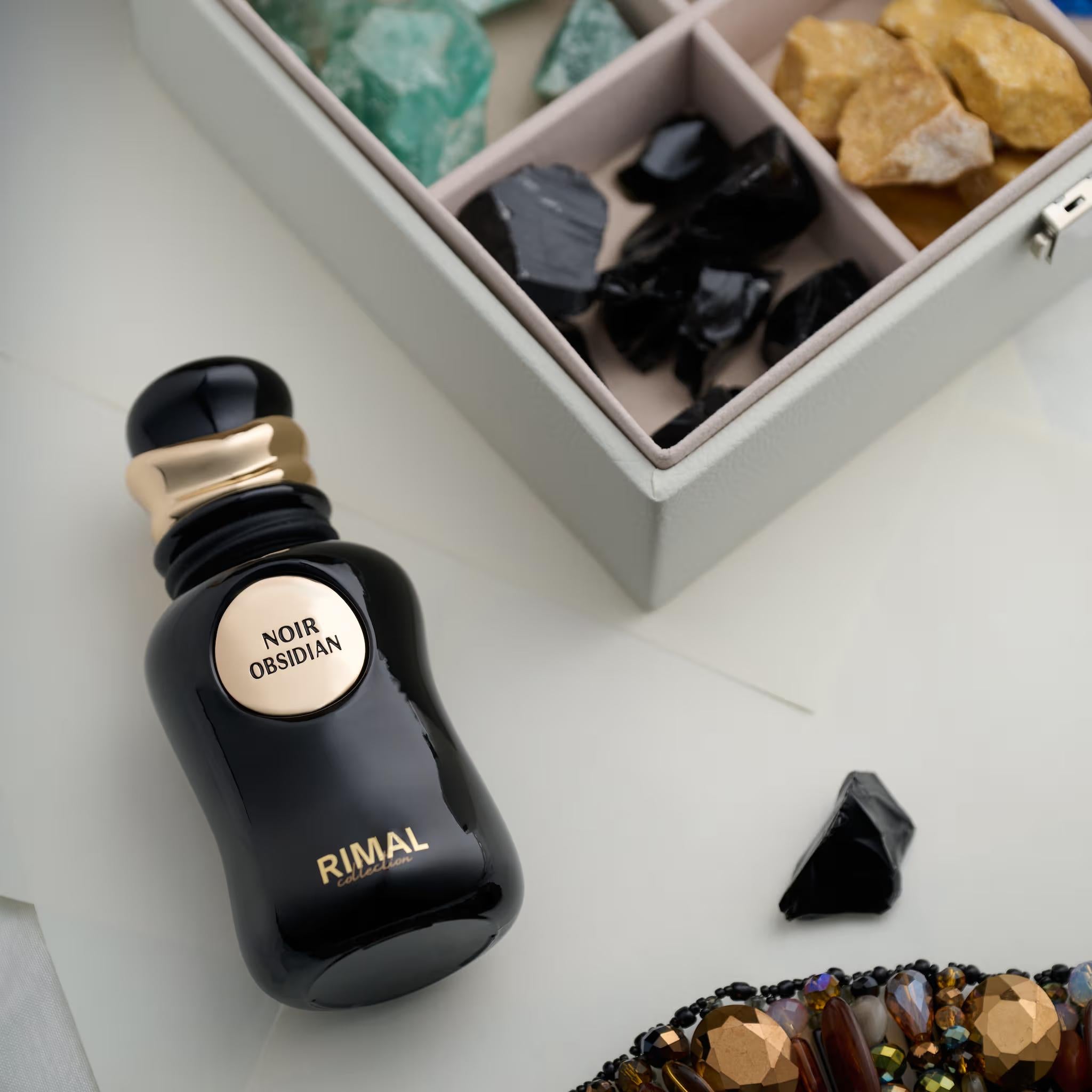 Noir Obsidian Perfume 100ml lifestyle image by Dubai Oud