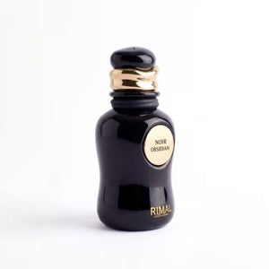 Noir Obsidian Perfume 100ml side view by Dubai Oud