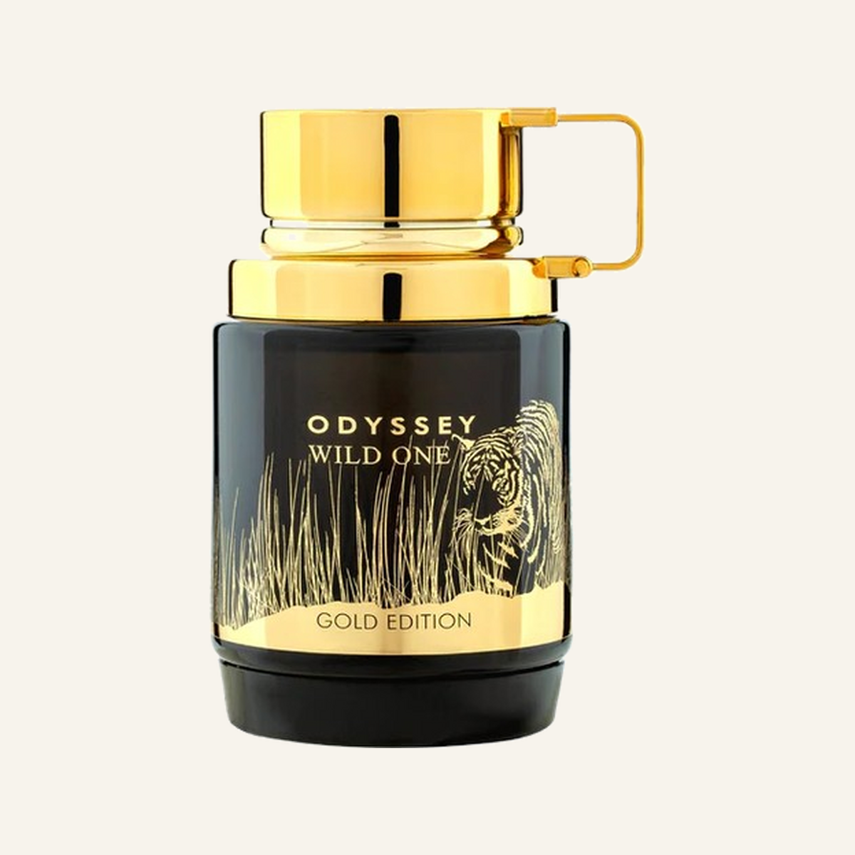 ODYSSEY WILD ONE GOLD EDITION EDP 100ML on cream background