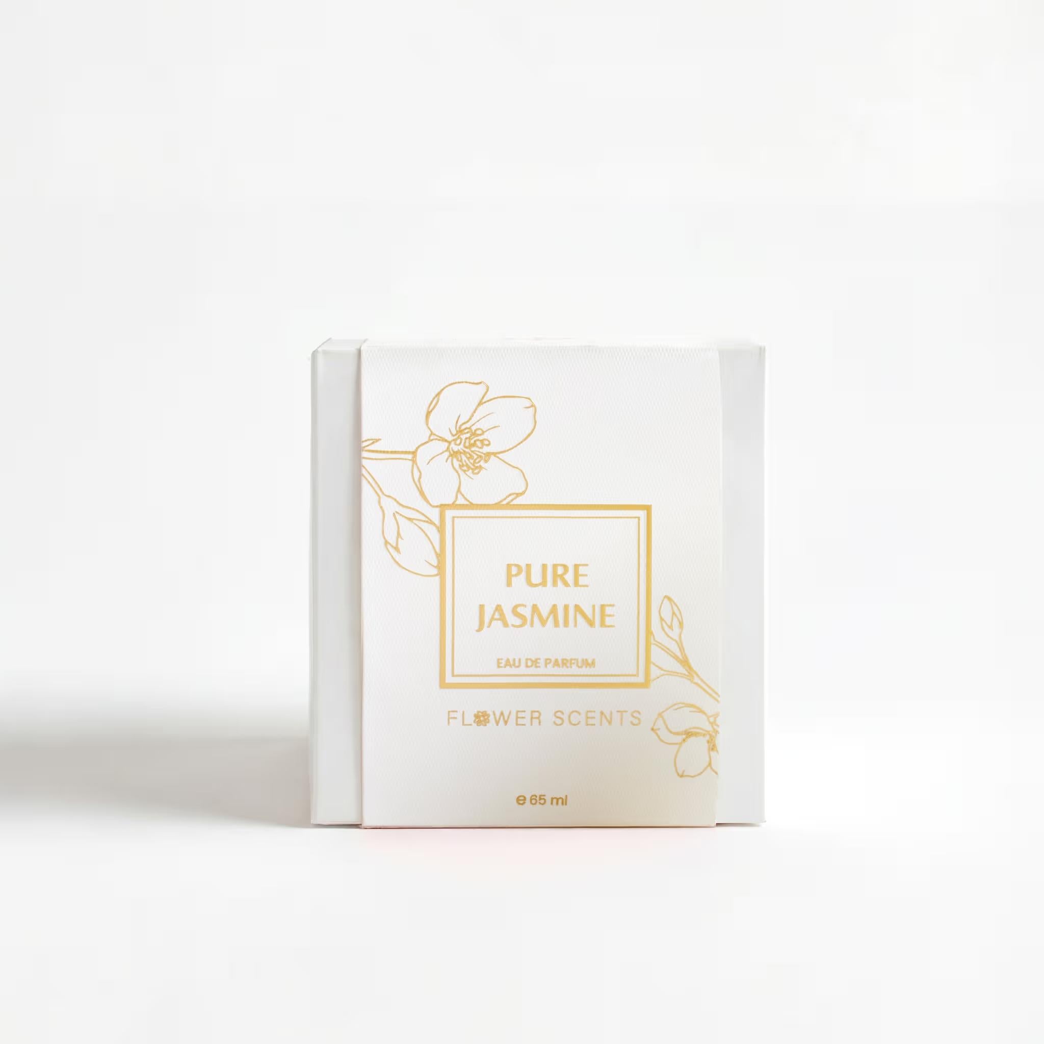 Pure Jasmin Perfume 65ml box packaging by Dubai Oud