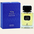 Risala Unique Blend Eau de Parfum 100ml perfume bottle with original box on cream background