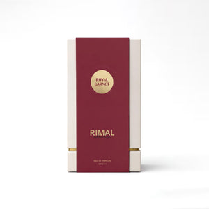 Royal Garnet Perfume 100ml box packaging by Dubai Oud