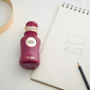 Royal Garnet Perfume 100ml with garnet stone styling by Dubai Oud