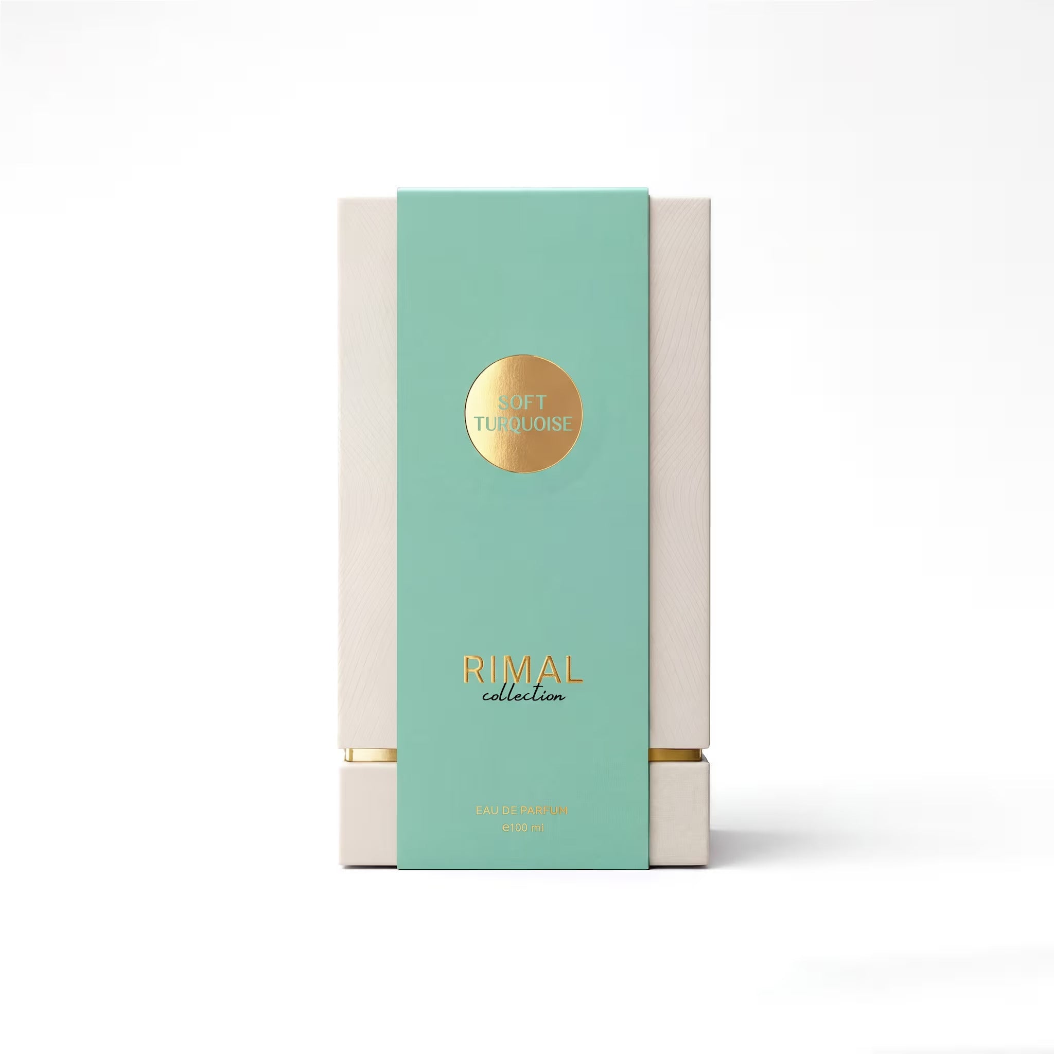 Soft Turquoise Perfume 100ml box packaging by Dubai Oud