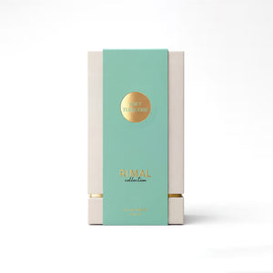 Soft Turquoise Perfume 100ml box packaging by Dubai Oud