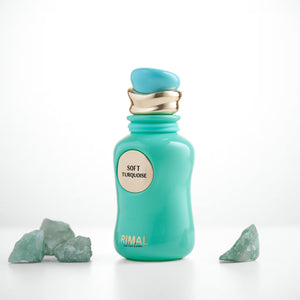 Soft Turquoise Perfume 100ml with turquoise stone styling by Dubai Oud
