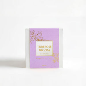 Tuberose Bloom Perfume 65ml box packaging by Dubai Oud