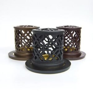 Decorative Polyresin Drum Burner